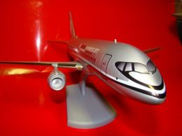 Sukhoi SuperJet100 BusinessJet Metal-Vip scala 1-72