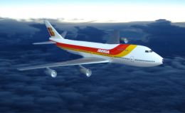 Boeing  B747-200 - Iberia -  scala 1-100
