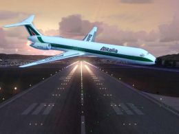 Mc.Douglas MD-80 - Alitalia - 1:100 