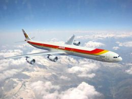 Airbus A340-600  Iberia scala 1-100 